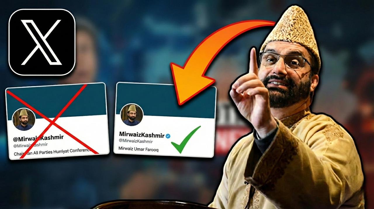 Mirwaiz Umar Farooq Removes ‘Hurriyat Chairman’ Title from X Profile Amid Pressure
