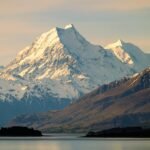 stunning view of aoraki mount cook in new zealand