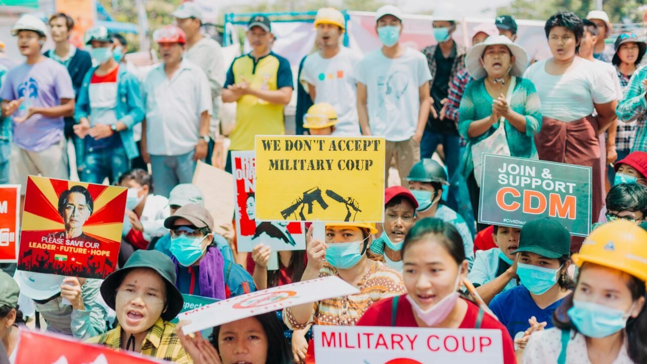 In Myanmar, Even Flowers Stoke Fear