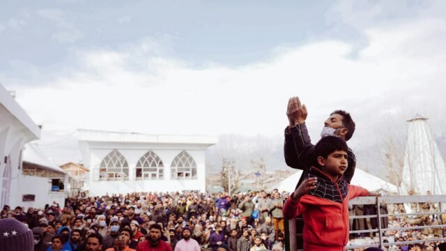 Apni Party protests against demolition drive