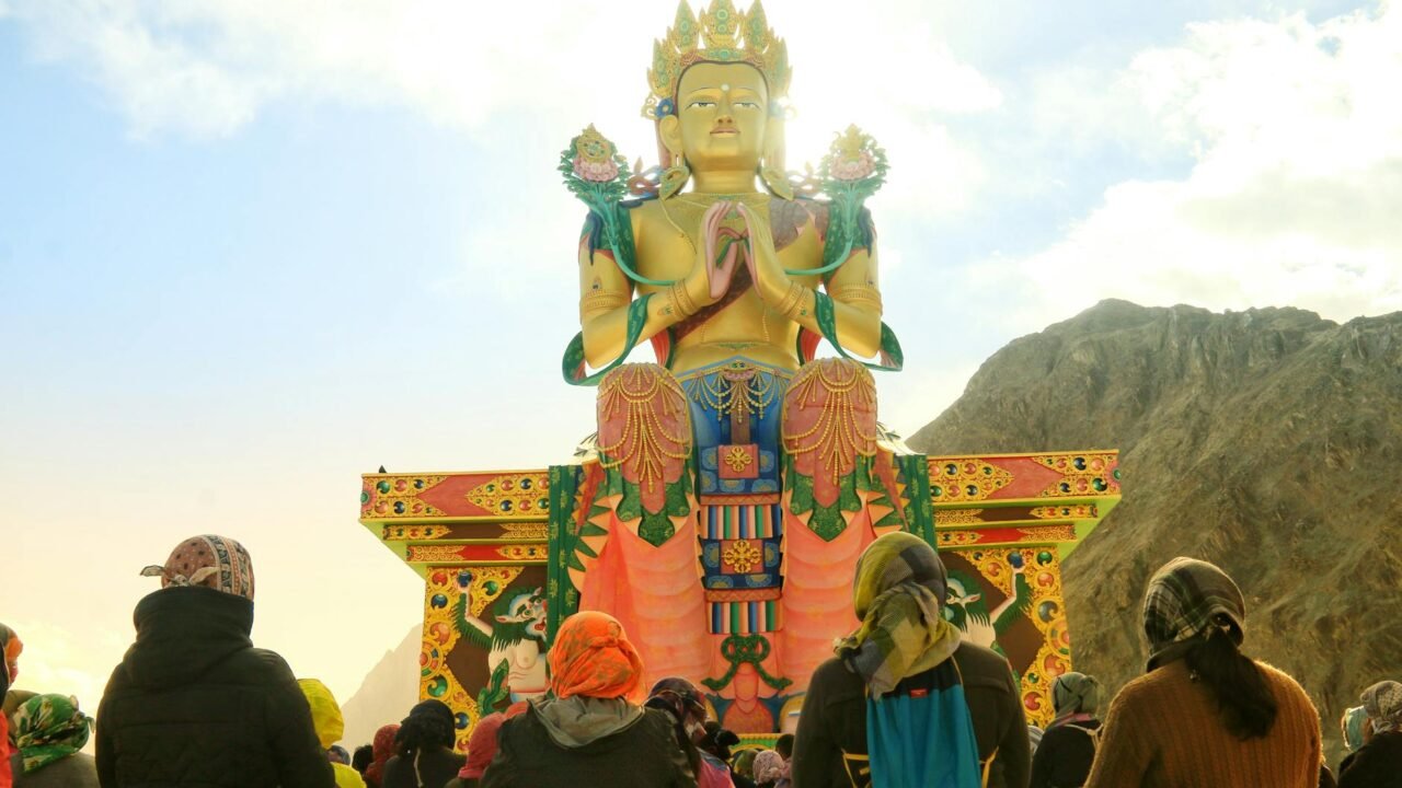 Buddha’s Relics Draw Thousands in Ladakh Amidst Chilly Weather