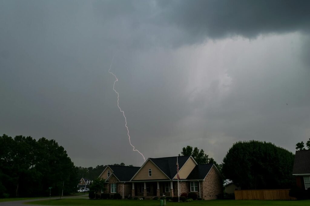 Lightning Strike Damages Residential House In Thannamandi, No Casualties Reported
