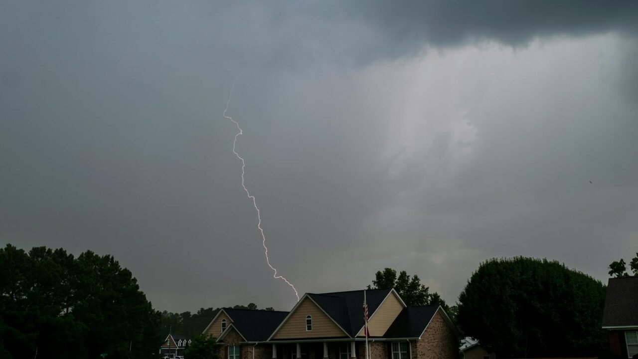 Lightning Strike Devastates Rajouri Home, No Injuries Reported