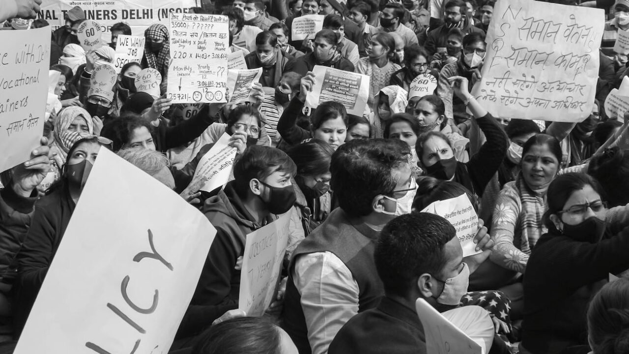 Youth Congress activists in Delhi protest NEET exam irregularities, leaders detained