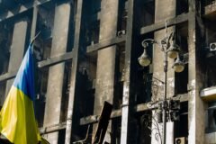 Historic Orthodox Cathedral Burns in Russian Attack on Kyiv