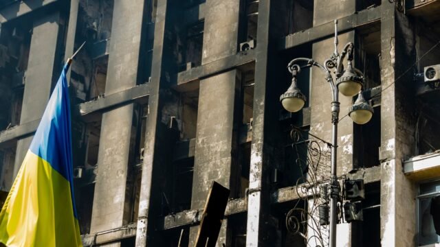 Historic Orthodox Cathedral Burns in Russian Attack on Kyiv
