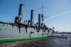 Russian Navy Ship Accused of Firing Warning Shots at U.K. Yacht