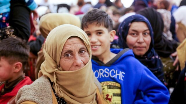 Inside a Theater Sheltering Families in Lebanon