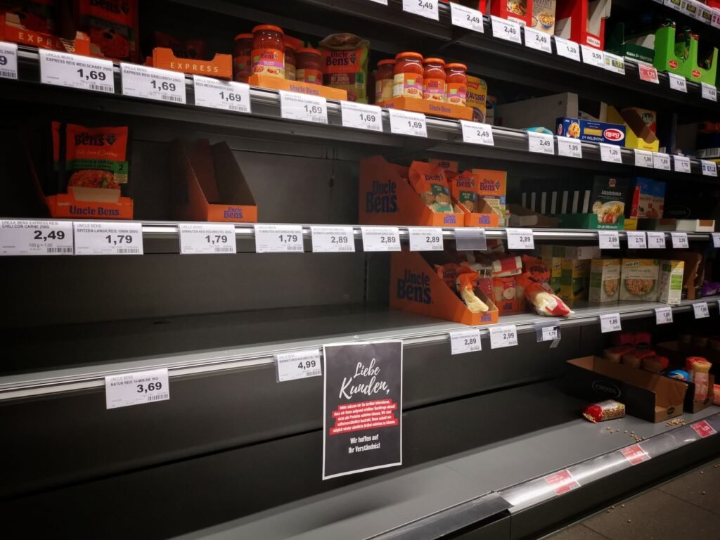 Bare Grocery Shelves Are a New Wartime Hardship for Ukrainians