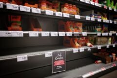 Bare Grocery Shelves Are a New Wartime Hardship for Ukrainians