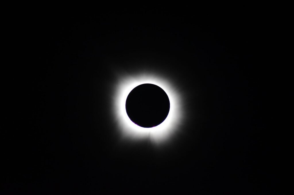 Solar eclipses occur when the sun, moon and Earth align in space.