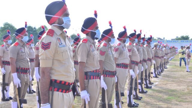 Ladakh DGP inaugurates 72-foot National Flag at Kargil police lines