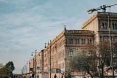 Russian Drone Strikes Ukraine’s Science Academy, Causing Fire in City Center