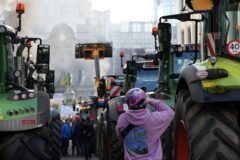 Tractors Clog Copenhagen as Farmers Protest Fertilizer Restrictions