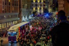 Italy Faces Parallel Protests in the North and South